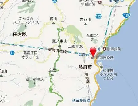 热海项目位置图