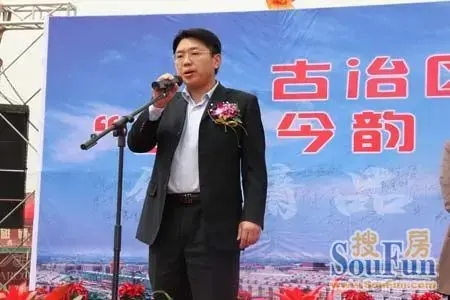 区委常委 宣传部长汪云林同志宣布首届房展会开幕