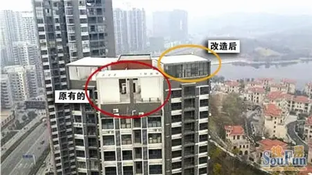 "空中违建"屡禁不绝 宜昌国宾壹号等多小区现违建