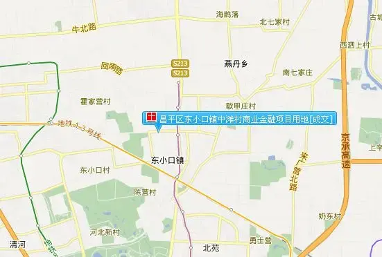 北京"东小口"拆迁 昌平区土地价值凸显