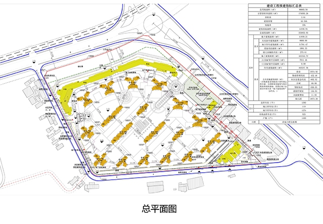 世荣尚观花园总平面图