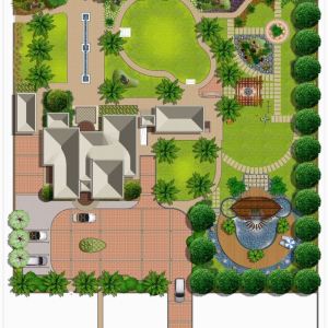 私家别墅景观设计平面图