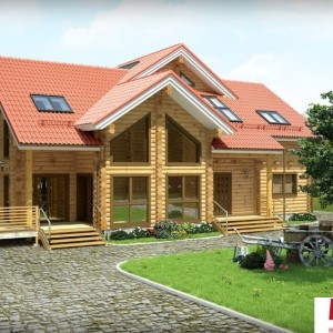 农村木结构房屋设计图片