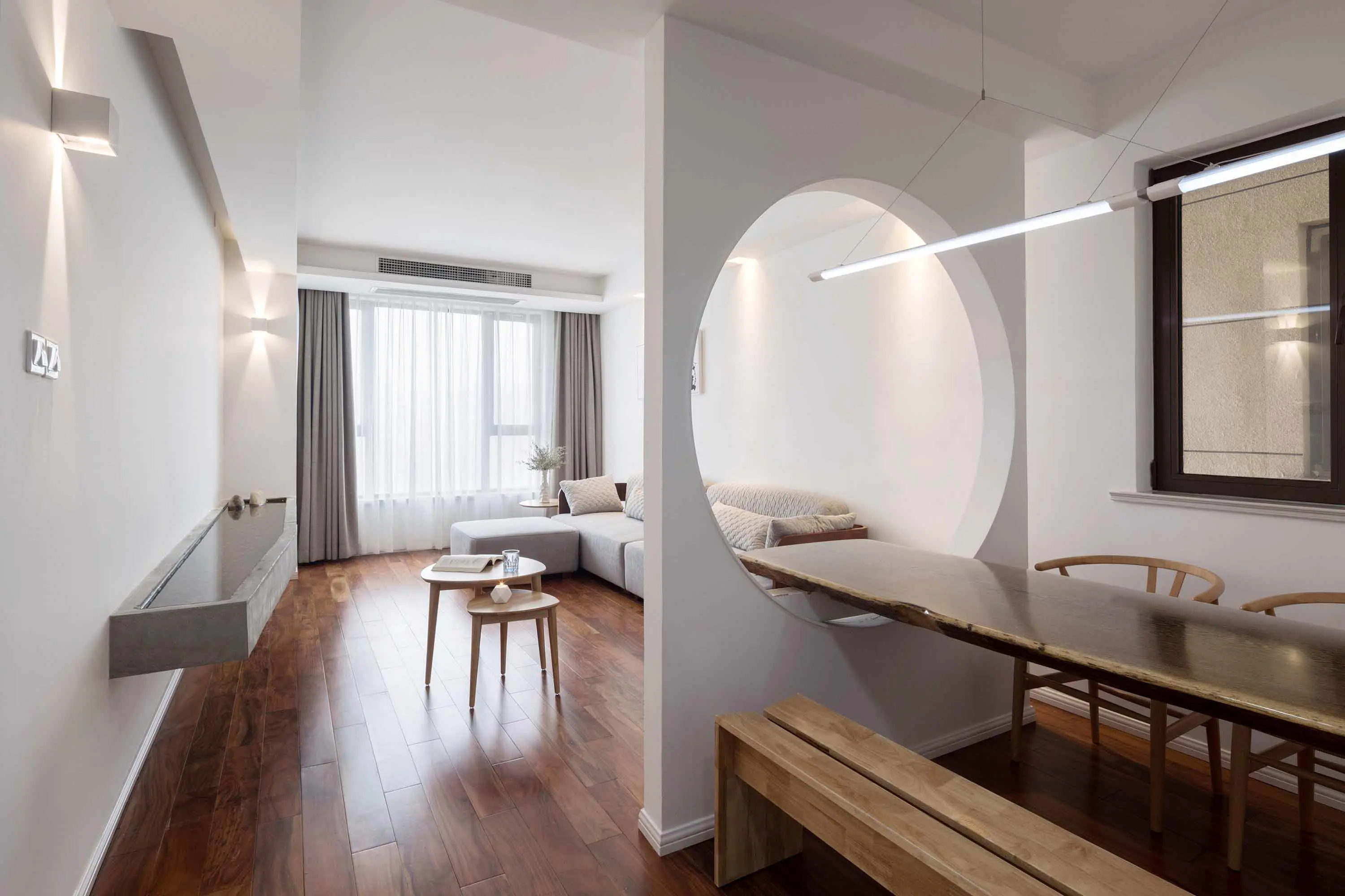 阳光温暖禅意 86平现代简约二居-装修效果图-北京手机房天下